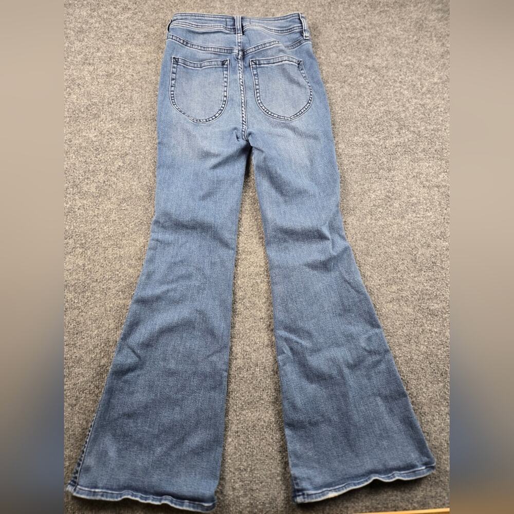 Free People We The Free Just Float On Flare Jeans Blue Size: 28 #234 - Picture 4 of 9